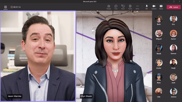 Teams Will Soon Have New 3D Avatars. | Image : Microsoft