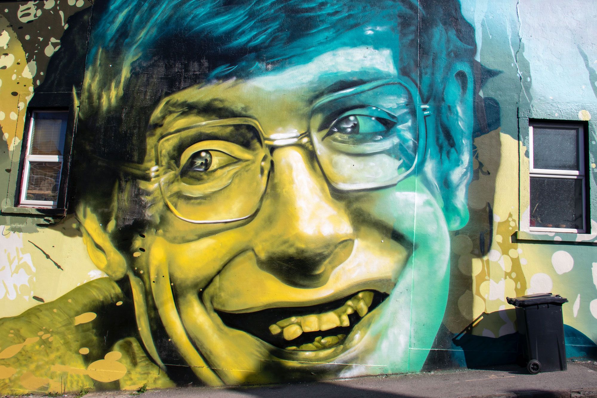 Wall mural by Stephen Hawking