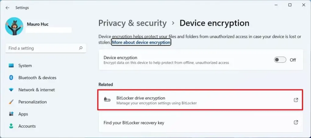 open-bitlocker-device-encryption-settings
