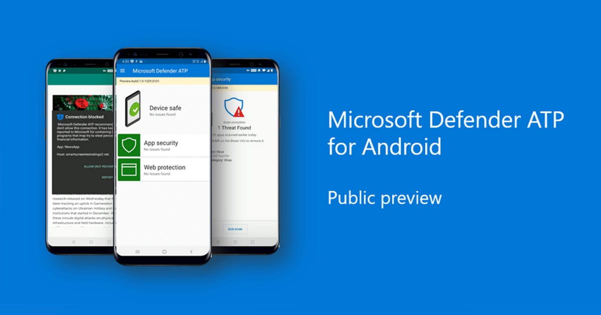 Microsoft Defender Anti-Malware App එක Android වල Release වෙයි