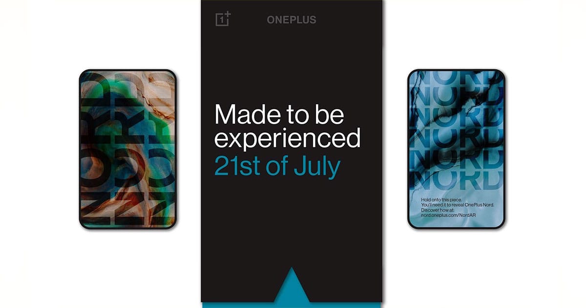 ලොව පළමු AR launching event එක හරහා OnePlus Nord ජූලි 21 වැනිදා ඉන්දියාවේ දී release වෙයි