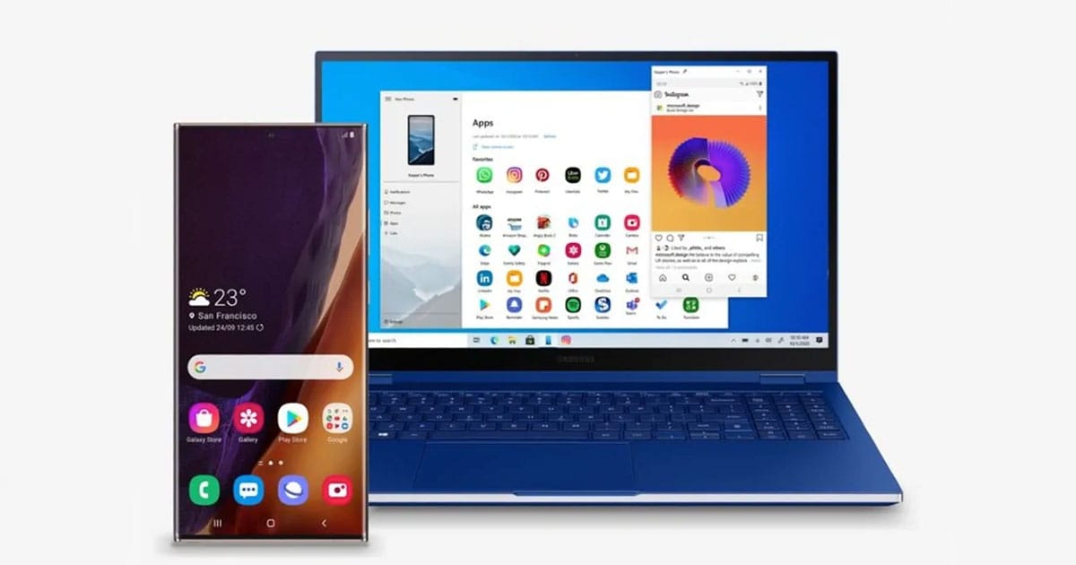 Samsung Galaxy ජංගම දුරකථන වල ඇති Android apps, Windows 10 වල launch කිරීමේ හැකියාව නුදුරේදීම