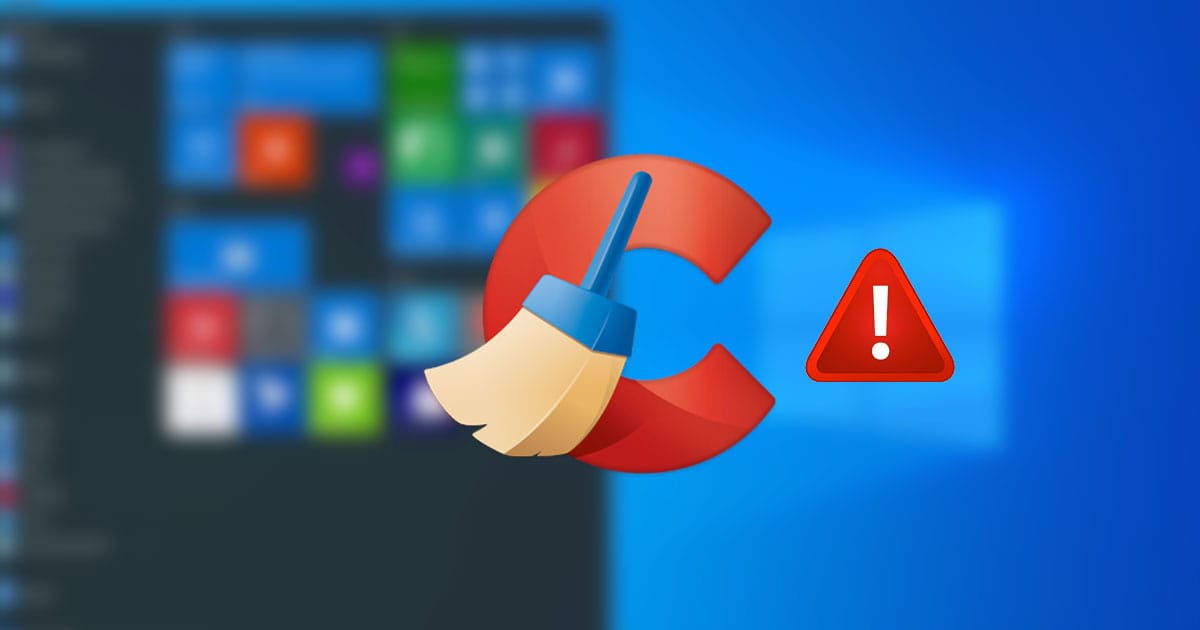 Microsoft Security Centerහි Windows defender හරහා CCleaner අනවශ්‍ය යෙදුමක් ලෙස අනතුරු අඟවයි