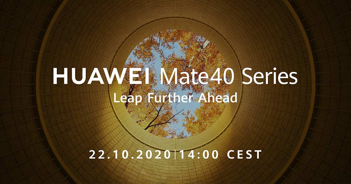 HUAWEI Mate 40 series එක ඔක්තෝම්බර් 22 වන දින එලිදක්වන බව Huawei සමාගම නිල වශයෙන් ප්‍රකාශ කරයි