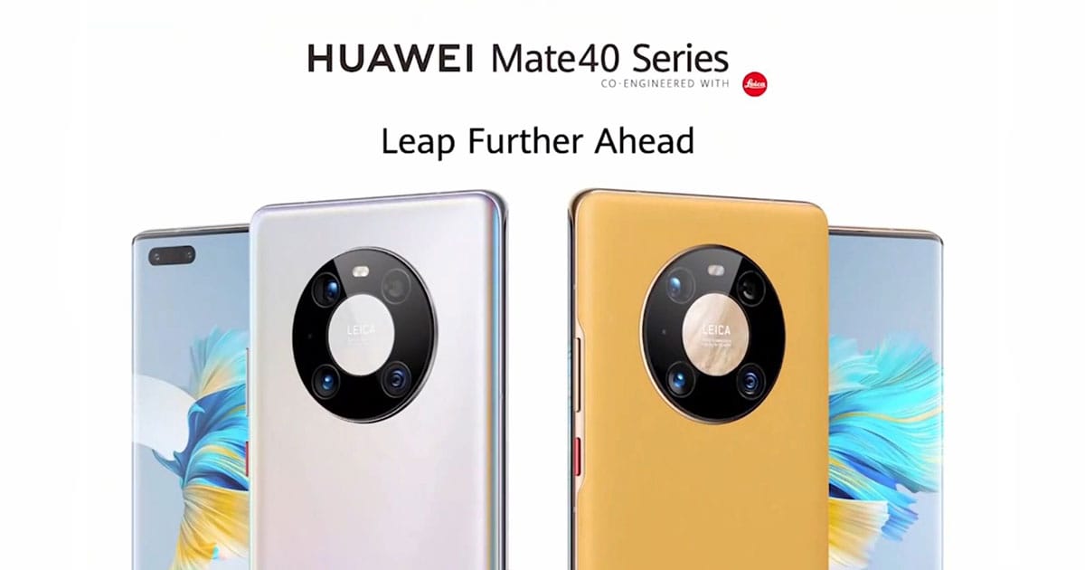 Huawei සමාගම විසින් Huawei Mate 40 කාණ්ඩයේ ජංගම දුරකතන පෙල එලි දක්වයි