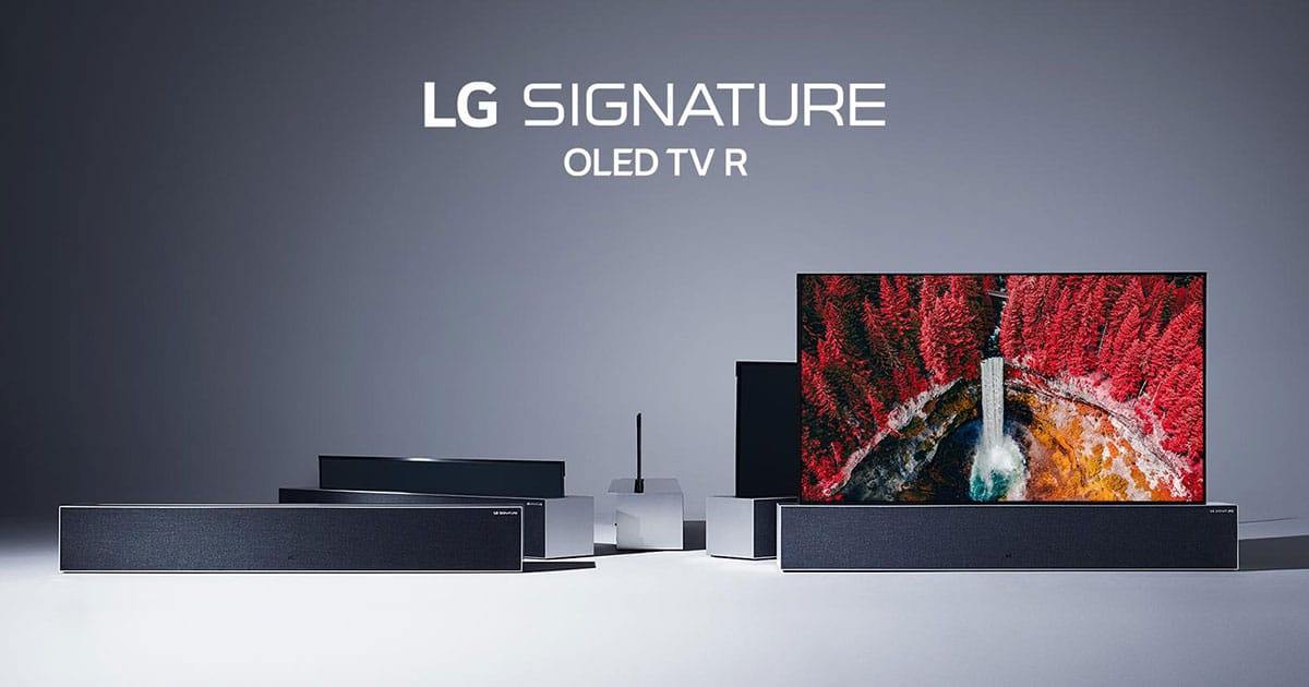 LG සමාගම විසින් LG Signature OLED R නම් අඟල් 65ක රෝල් කර හැකි තිරයක් සහිත රූපවාහිනියක් $87,000ක මුදලකට එලි දක්වයි