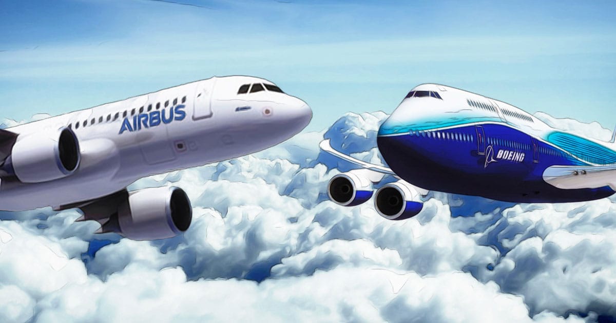 Airbus සහ Boeing වර්ගයේ ගුවන් යානා හඳුනා ගන්නේ කොහොමද?