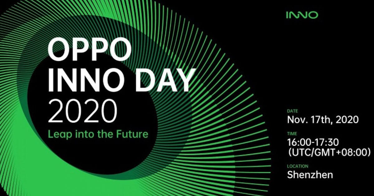 Oppo තම Inno Day 2020 එලඹෙන නොවැම්බර් 17 වන දින AR Glass සහ තවත් දෑ රැසක් එළිදක්වමින් පැවැත්වීමට සූදානම් වේ