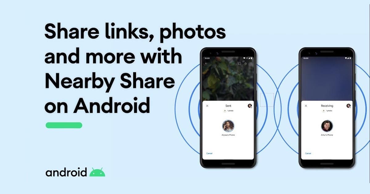 Nearby Share හරහා Android apps හුවමාරු කර ගැනීමේ පහසුකම ලබා දීමට Google සමාගම කටයුතු කරයි