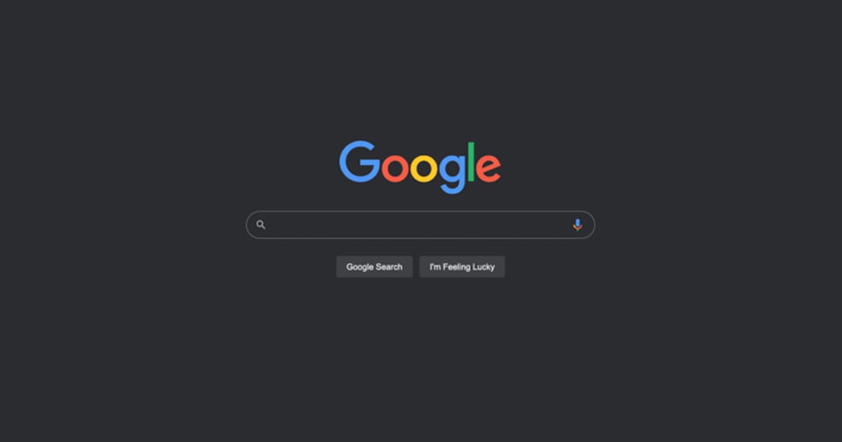 Google සමාගම විසින් desktop web browsers සඳහා Google Search Dark Mode පහසුකම ලබා දීමට කටයුතු කරයි