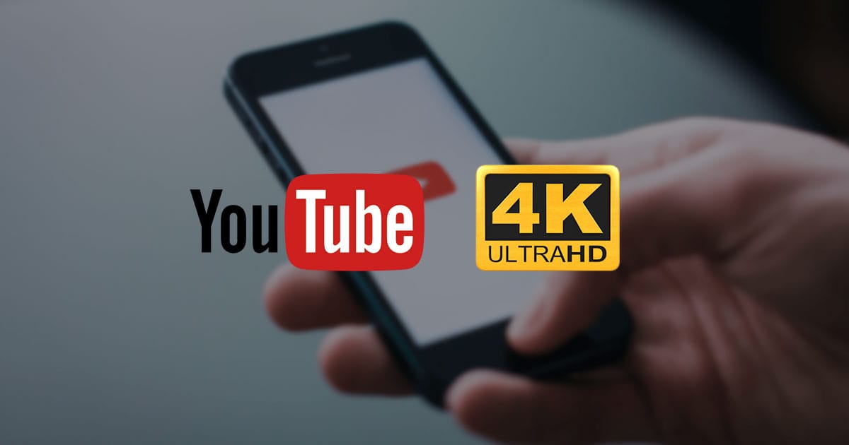 4K display එකක් නොමැති ජංගම දුරකතන වලින් පවා 4K videos නැරඹීමේ හැකියාව ලබාදීමට YouTube කටයුතු කරයි