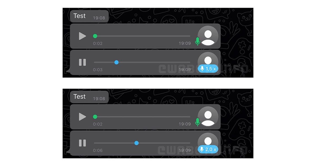 Voice messages සඳහා වන Playback speed පහසුකම WhatsApp beta සංකරණය සඳහා නිකුත් කරයි