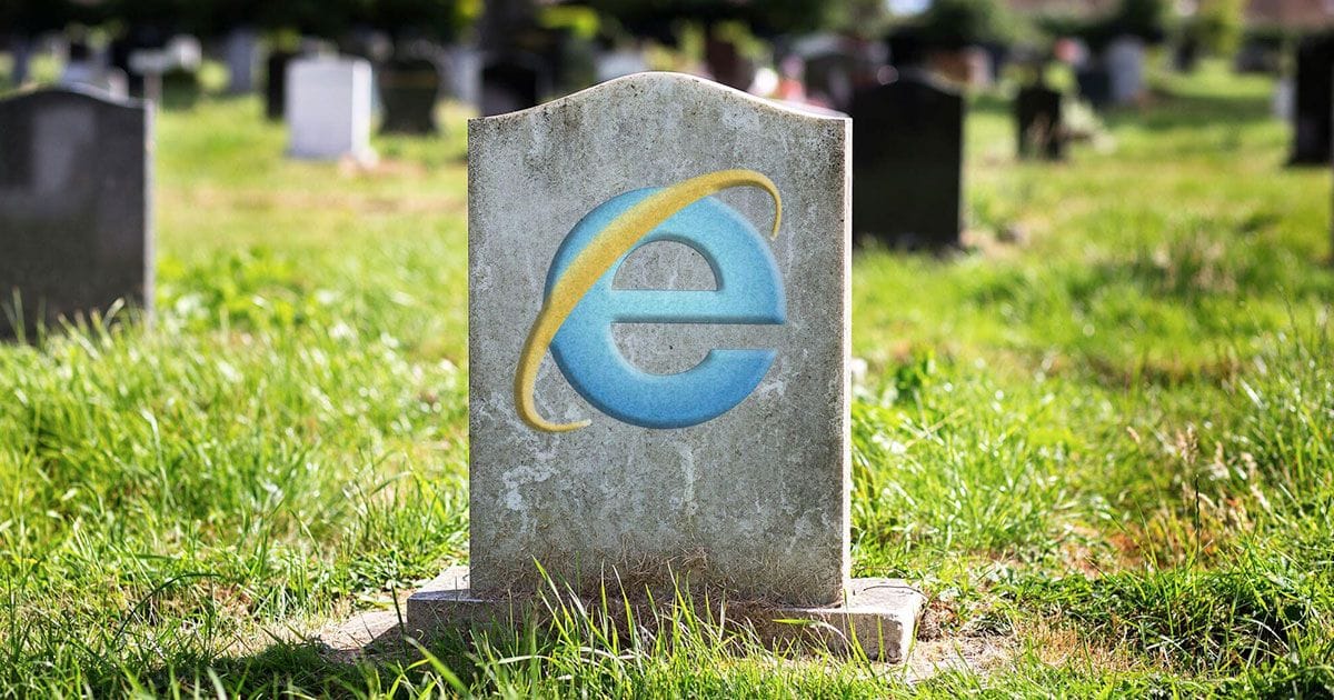 2022 වර්ෂයේ ජූනි මාසයේ දී Internet Explorer වෙබ් බ්‍රව්සරය විශ්‍රාම යැවීමට Microsoft සමාගම තීරණය කරයි