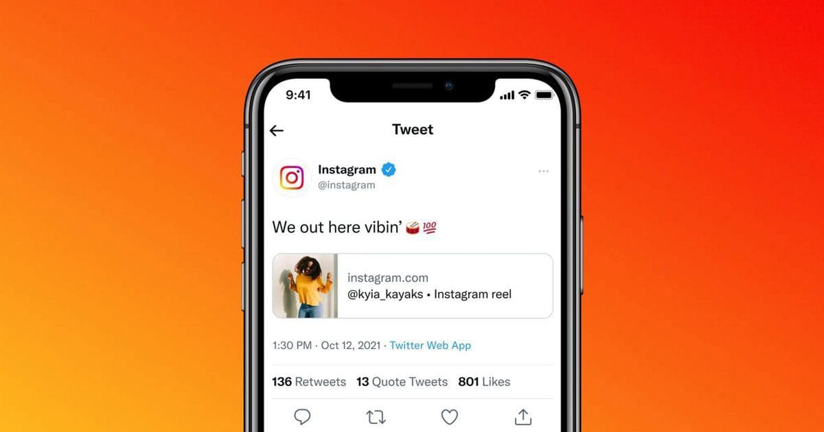 Instagram හා Twitter අතර Link Preview පහසුකම නැවතත් ලබා දෙයි