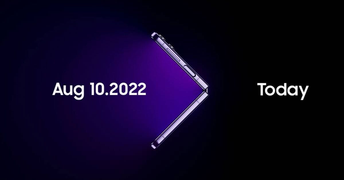 Samsung සමාගම හොර රහසේම Galaxy Z Fold 4 සහ Flip 4 එලිදක්වන දින නිවේදනය කරයි