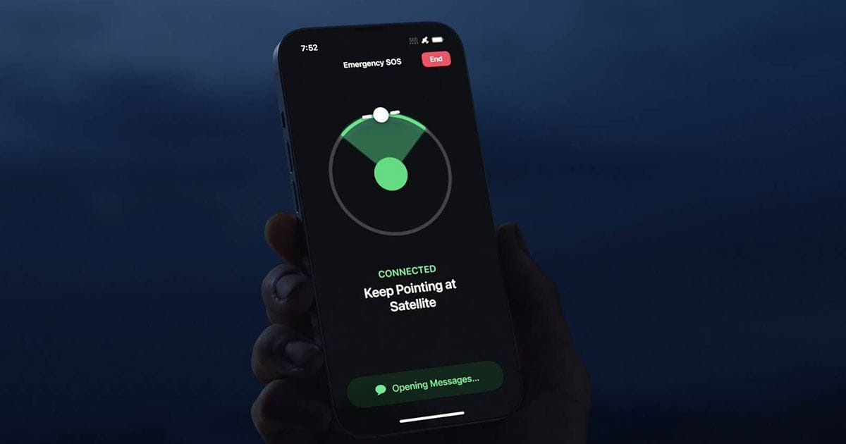 The iPhone 14 series includes satellite-based emergency SOS