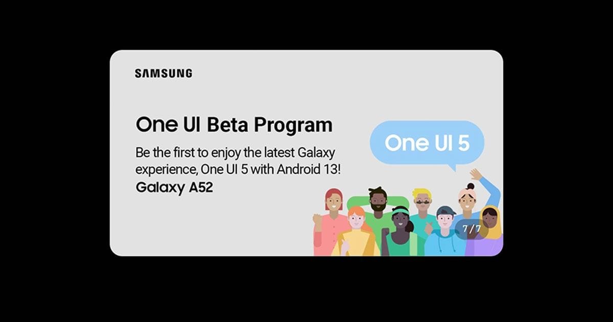 Galaxy A52 සඳහා One UI 5 Beta නිකුත් කරයි