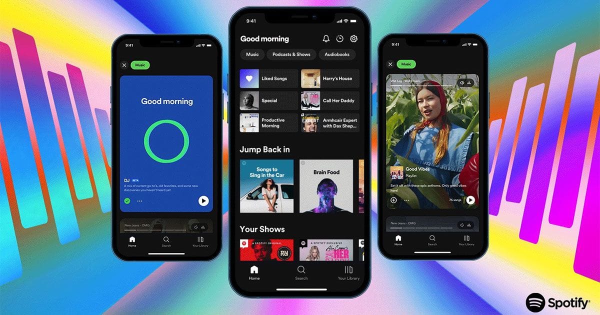 Spotify Mobile App එක Redesign කිරීමට Spotify සමාගම විසින් කටයුතු කරයි