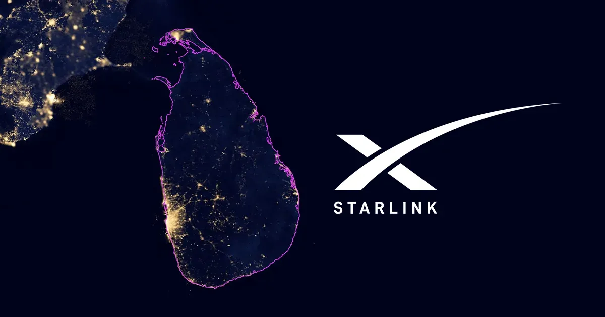 Starlink සඳහා TRCSLහි මූලික අනුමැතිය හිමි​වේ