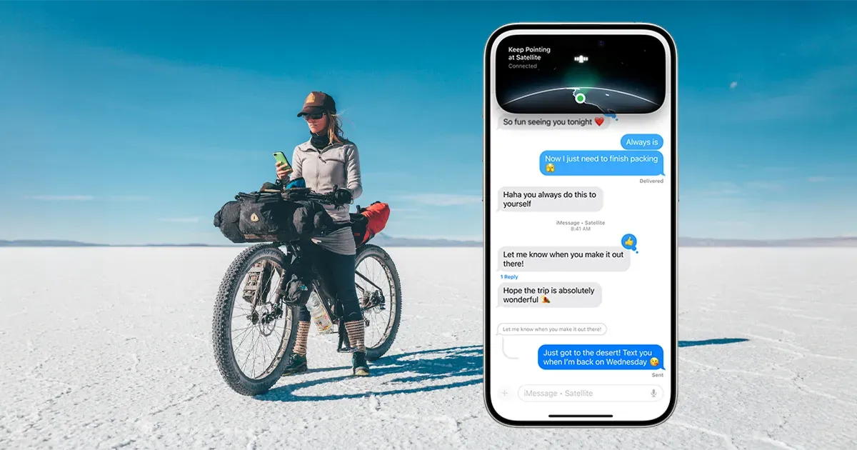 iOS 18 සමඟින් iPhone වෙත හඳුන්වා දුන් Messages via satellite
