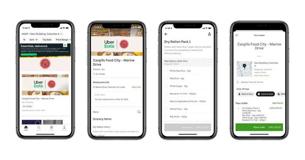 Uber සමාඟම නිල වශයෙන් ඔවුන්ගේ grocery delivery service එක ලොව පුරා ආරම්භ කරයි