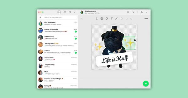 WhatsApp web හර​හා sticker නිර්මාණය කල හැකි පහසුකමක් හදුන්වා දීමට සූදානම් ​වේ