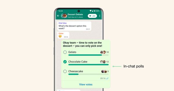 Android සහ iOS පරිශීලකයන්ට WhatsApp Polls විශේෂාංගය නිකුත් කර​යි