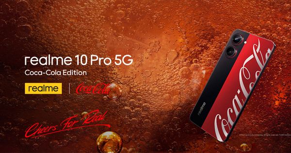 Realme සමාගම විසින් Realme 10 Pro 5G Coca-Cola Edition ජංගම දුරකතනය එලිදක්වයි