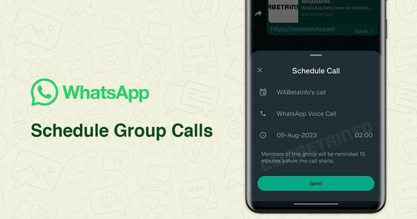 WhatsApp Group Calls Schedule කිරීමේ හැකියාව ලබා දෙයි